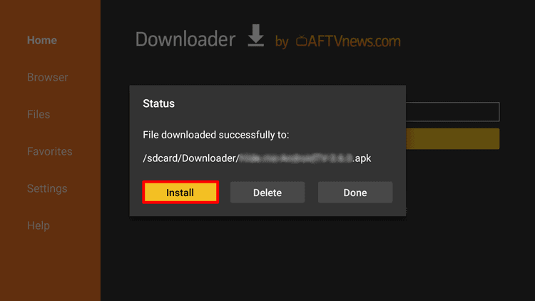 在Fire TV Stick上安装apk文件